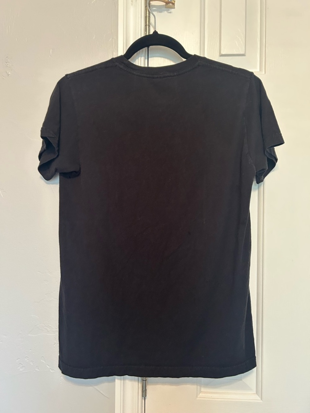 NIRVANA Black Crewneck Tee with Subtle Tag Detail - Picture 2 of 3